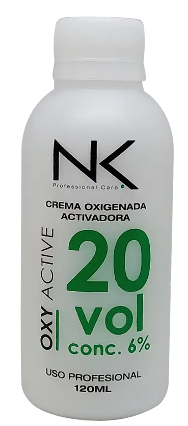 Agua Oxigenada Nk Oxy Active 120Ml Vol 20 - Distribuidora Punto Market